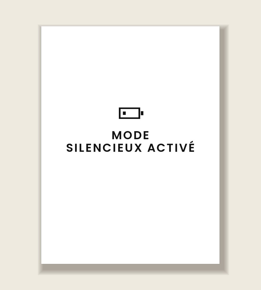 Affiche 30 × 40 cm avec votre phrase
