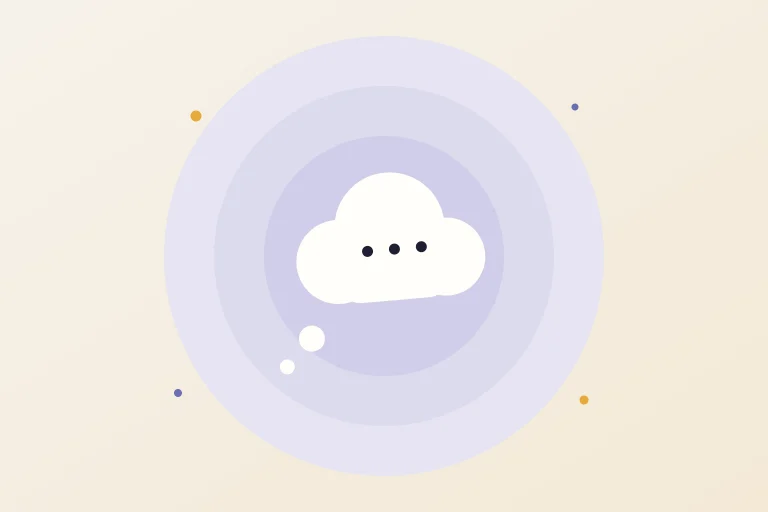 Un nuage de pensée