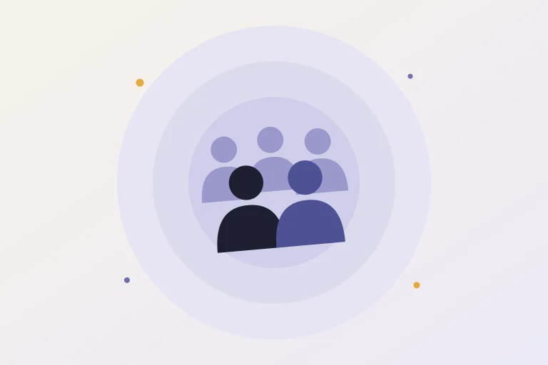 Un groupe de cinq personnes