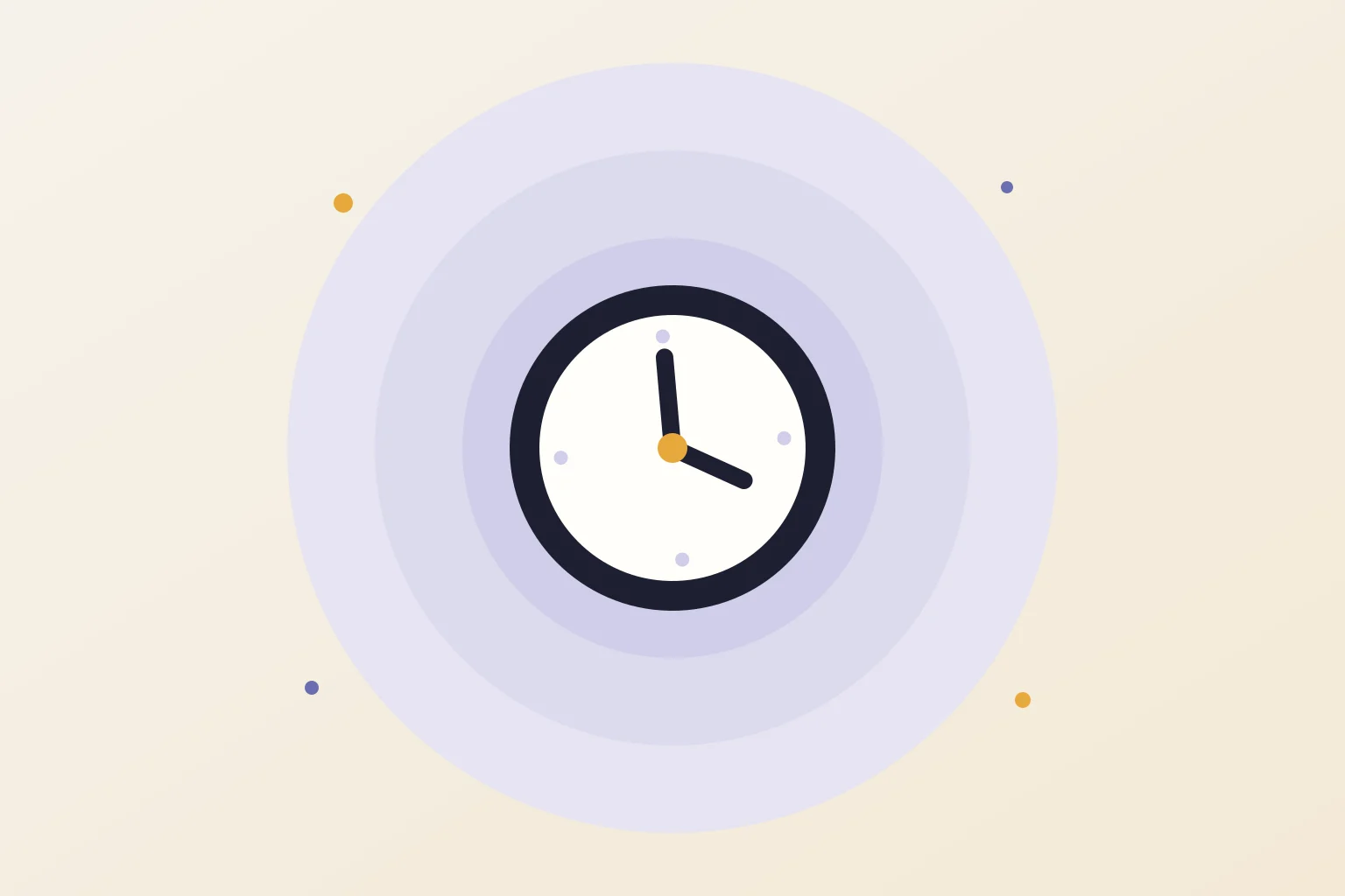 Une horloge