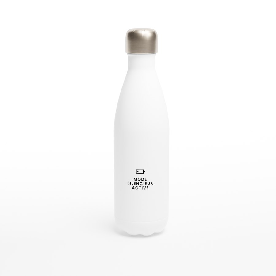 Gourde inox 500 ml avec une phrase imprimée