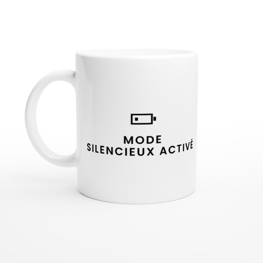 Mug 325 ml avec une phrase imprimée